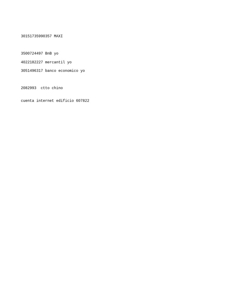 Cuent As | PDF