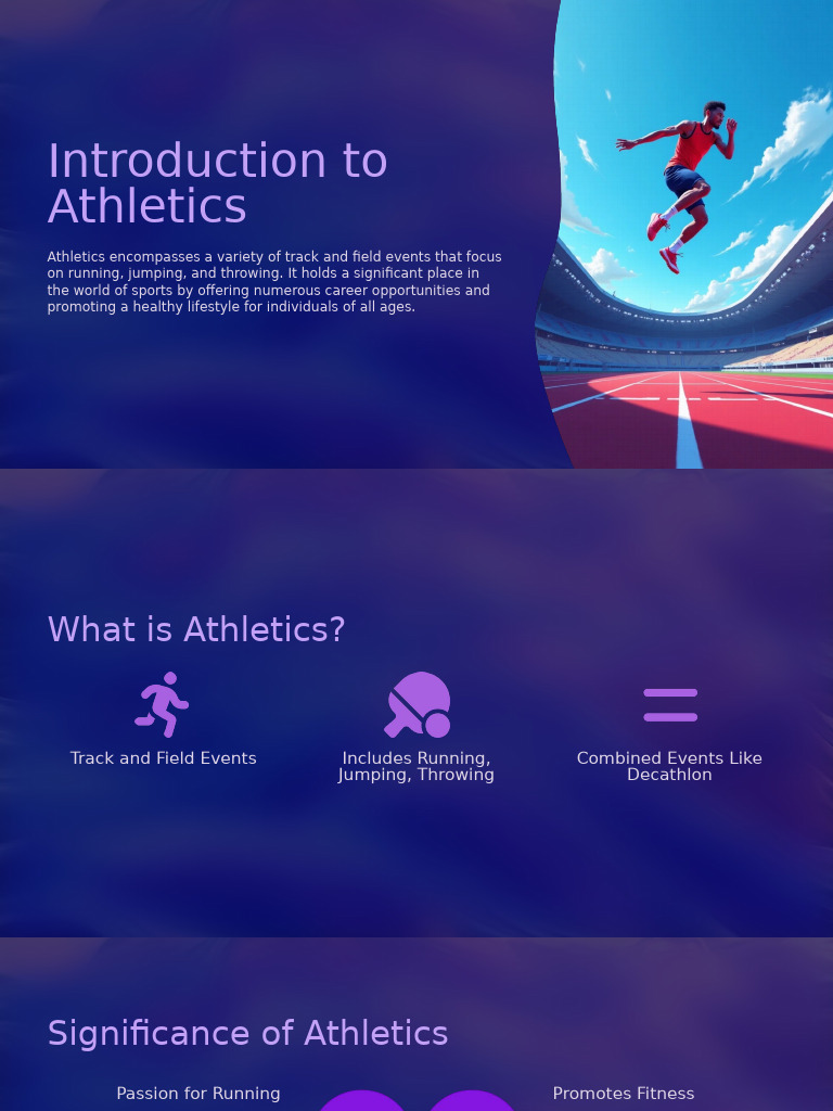 Introduction to Athletics | PDF