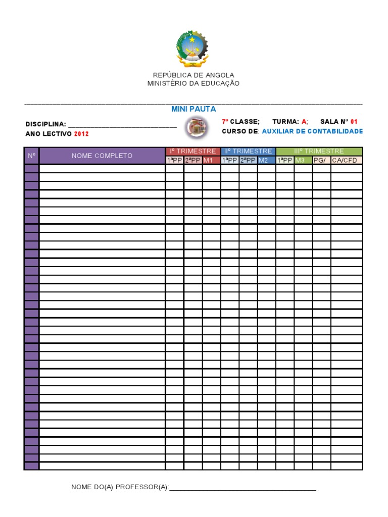 Modelo de Mini-Pautas Da Reforma | PDF