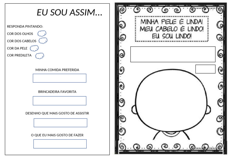 Atividade Livro Lápis Cor de Pele | PDF
