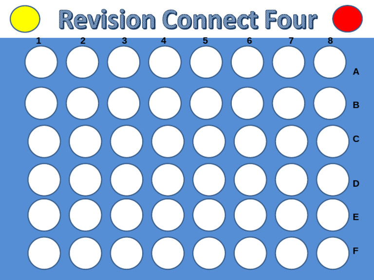 Connect Four Template For Students PDF