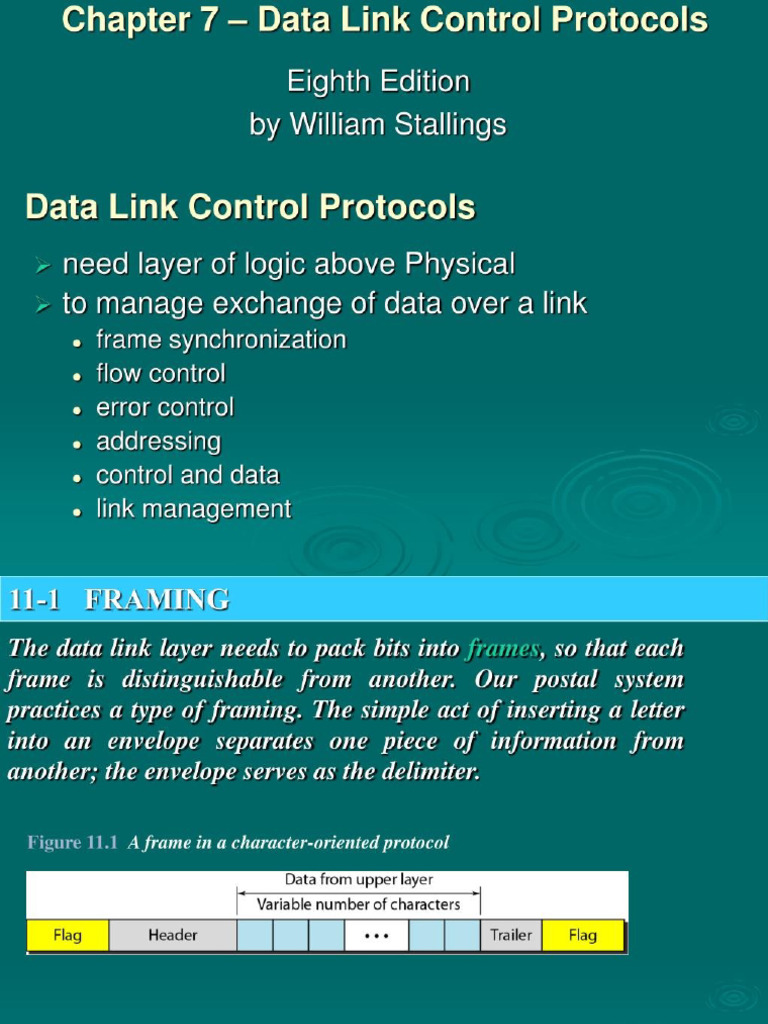 Chapter 5 - Data Link Control Protocols | PDF