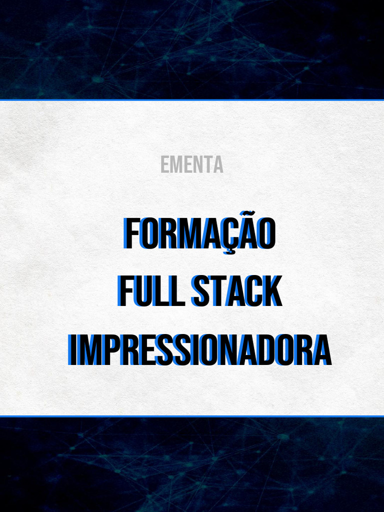 Curso Full Stack Impressionador | PDF | Modelo de Documento por Objetos ...