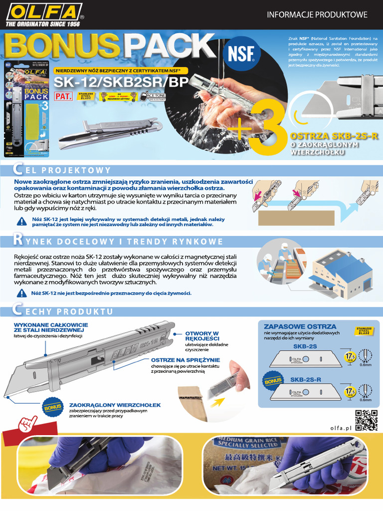 Olfa Model SK 12skb 2 SR Bon - 2736 | PDF