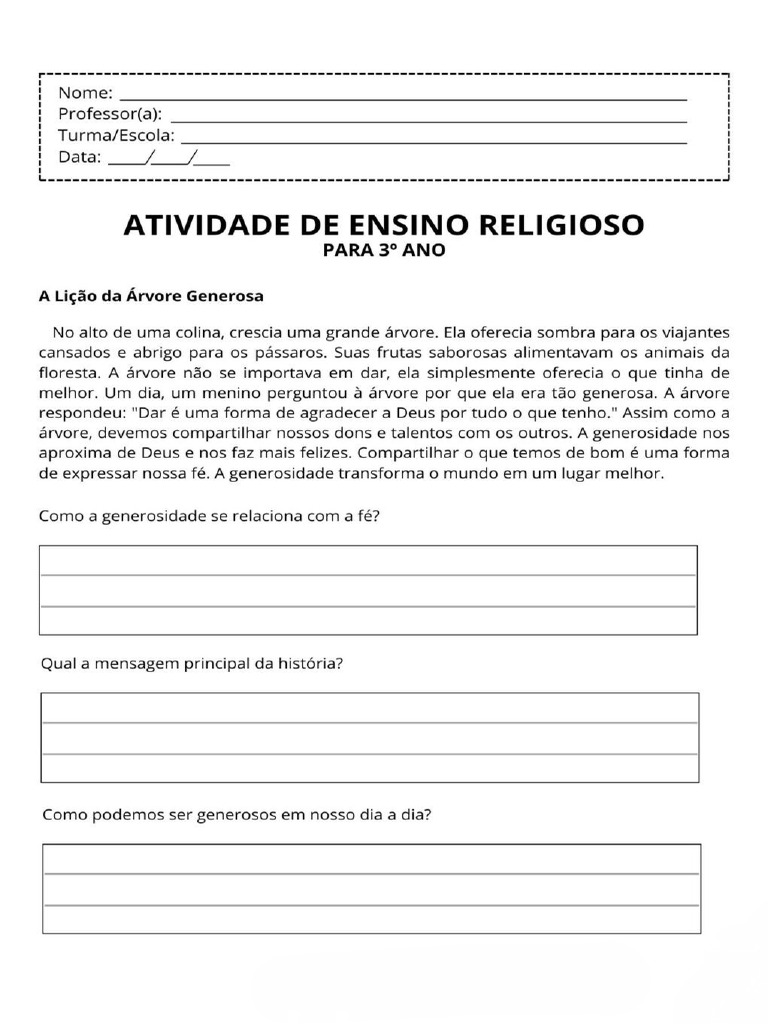 Ensino Religioso | PDF