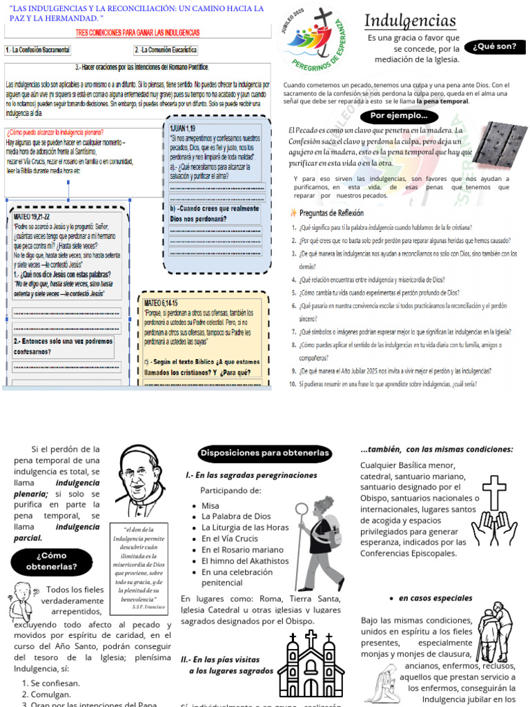 Guia Las Indulgencias-1 | PDF | Indulgencia | Iglesia Católica