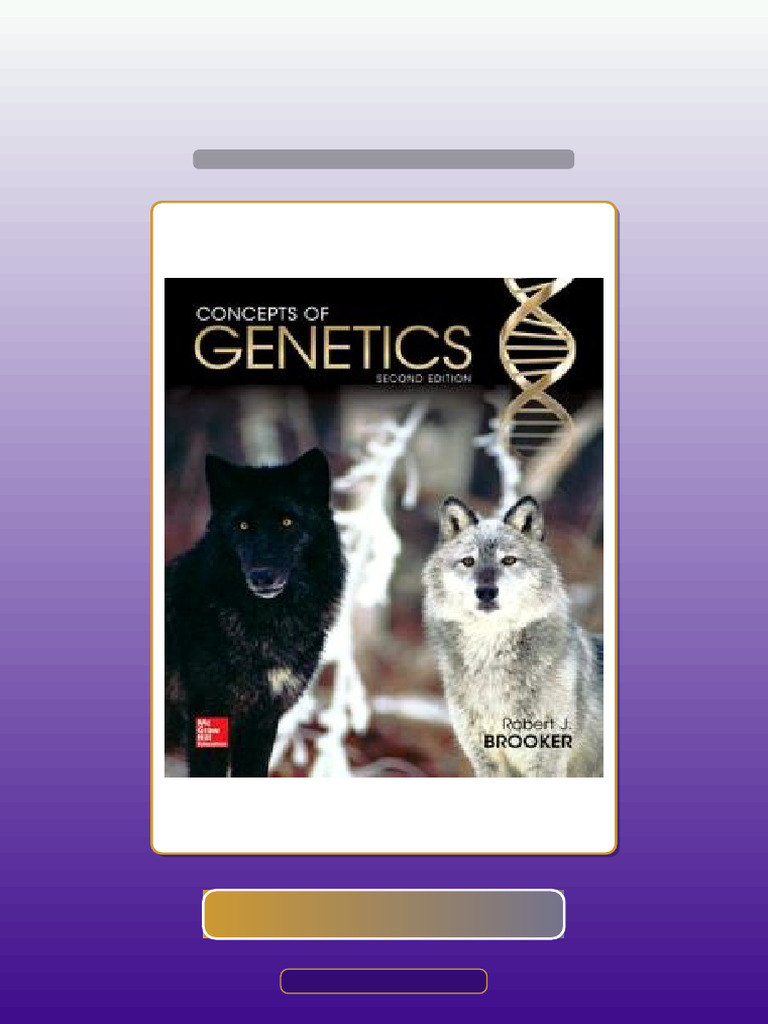 Concepts of Genetics 2nd Edition PDF Testbank | PDF | Science ...