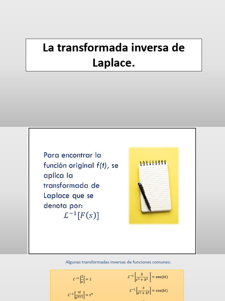 Transformadas Inversas de Laplace | PDF | Análisis matemático | Matemáticas