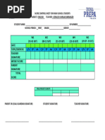Control Sheet Week 2026 | PDF