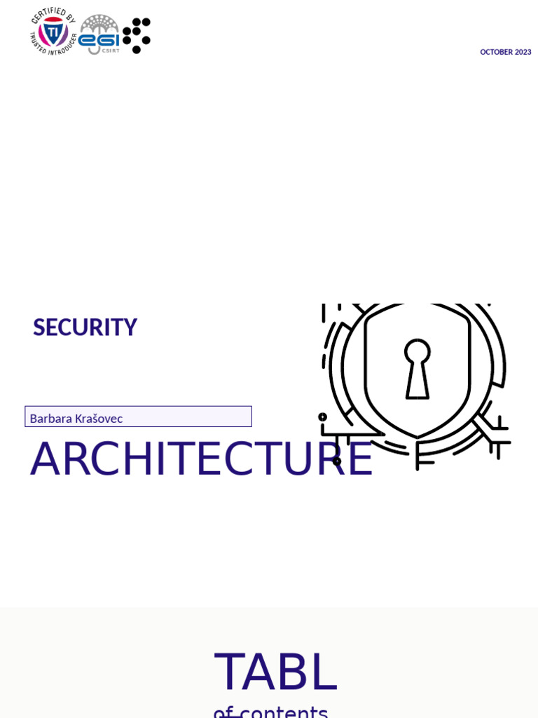 Security Architecture Essentials Guide | PDF | Computer Network | Security