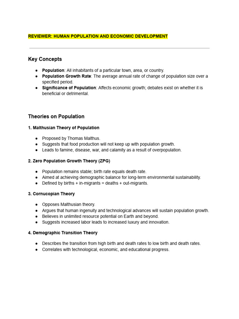 Population Growth and Economic Impact | PDF | Agriculture | Deforestation