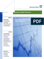 Corporate Capital Structure (Deutsche Bank)