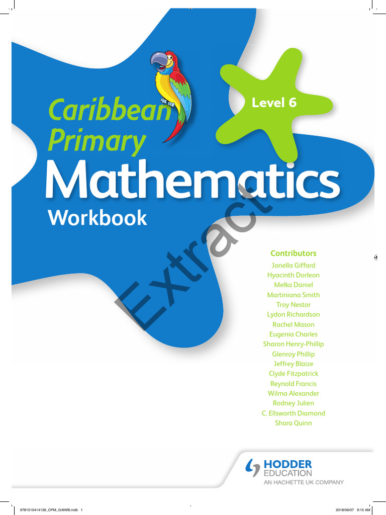 Caribbean Primary Maths Level 6 Workbook With WM | PDF