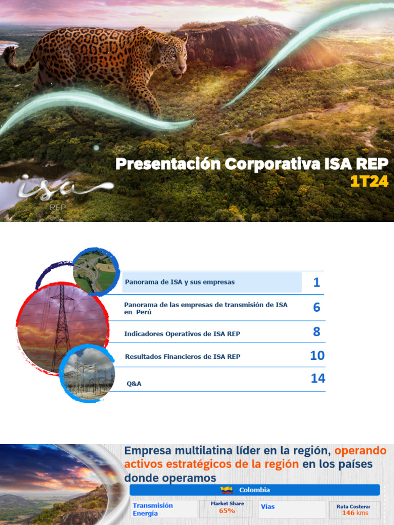 Resultados Financieros de ISA REP 1T24 | PDF | Deuda | Responsabilidad ...
