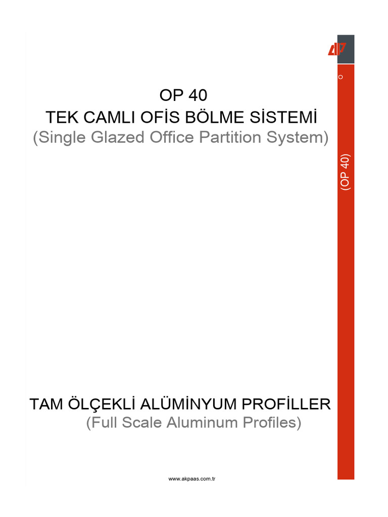 OP40 Ofis Bolme Sistemi v2 | PDF