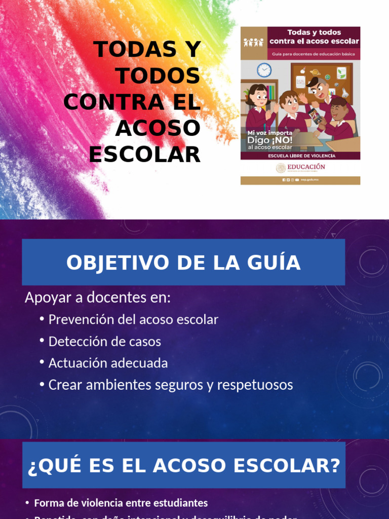Todas y Todos Contra El Acoso Escolar | PDF | Psicología Social | Agresión