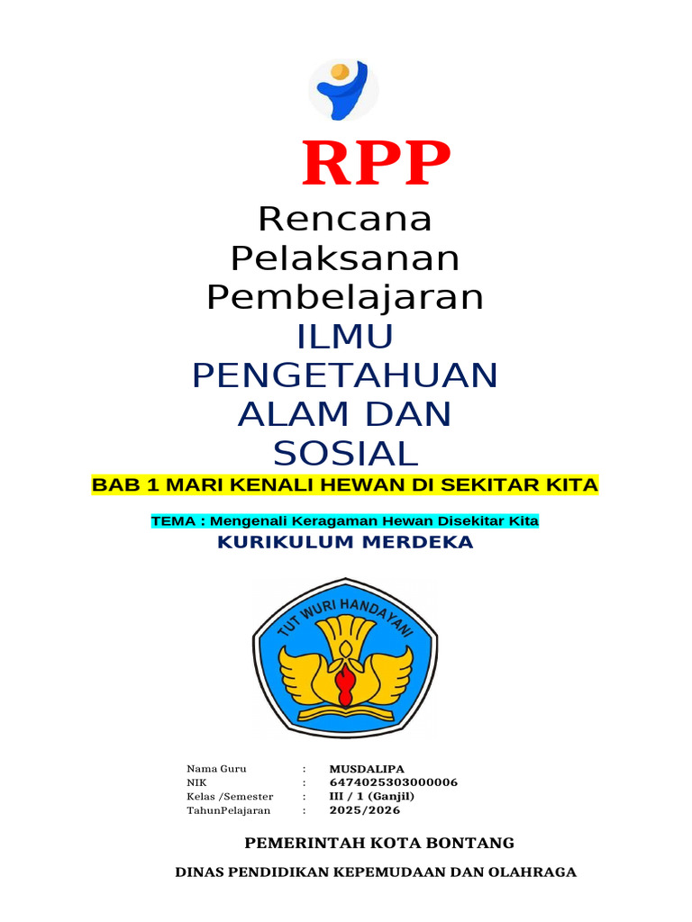 773587096-Rpp-Kurikulum-Merdeka-Ipas-Kelas-3 3 | PDF
