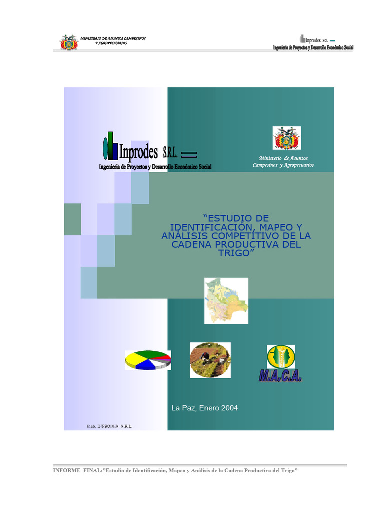 Identificación, Mapeo y Análisis de la Cadena Productiva del Trigo ...