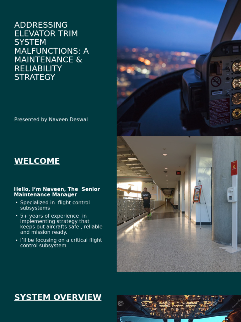 Elevator Trim System Maintenance Strategy | PDF | Aircraft Flight ...