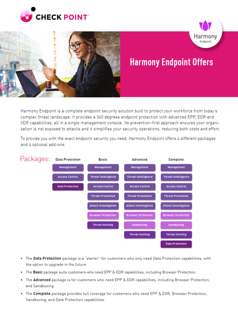 Harmony Endpoint Package Overview | PDF | Security | Computer Security