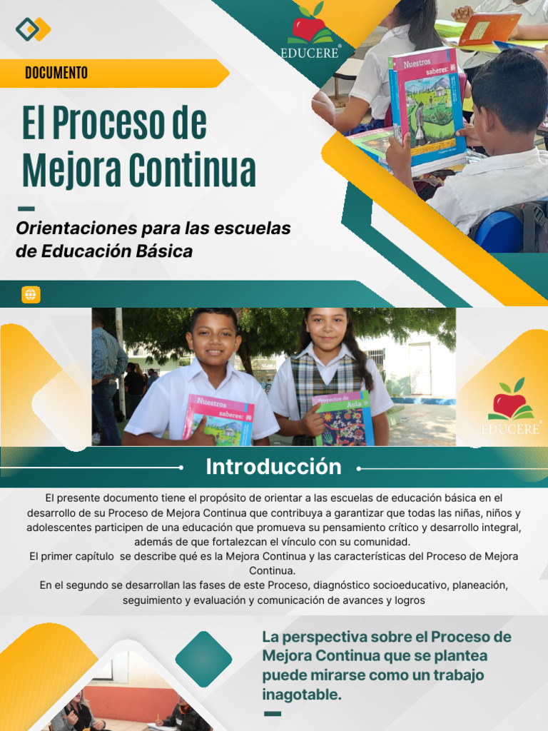 El Proceso de Mejora Continua | PDF | Evaluación | Planificación