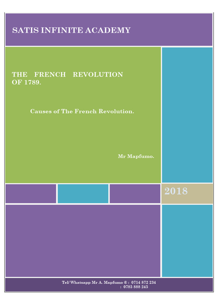 Causes of the French Revolution 1789 | PDF | Marie Antoinette