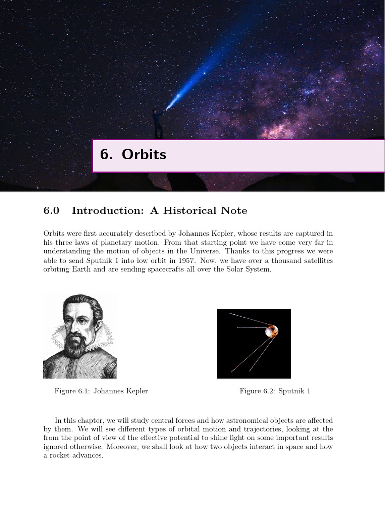 Classical Mechanics Lecture Notes Week6 Orbits | PDF | Orbit | Force