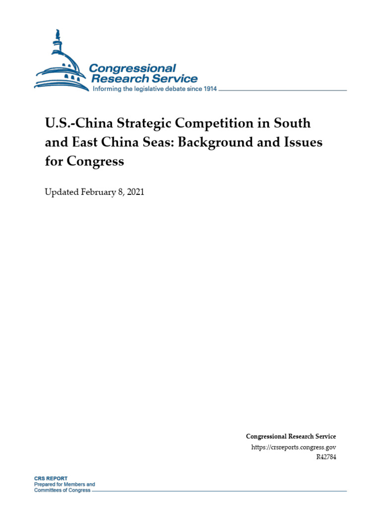 U.S.-China Competition in South China Sea | PDF | Exclusive Economic ...