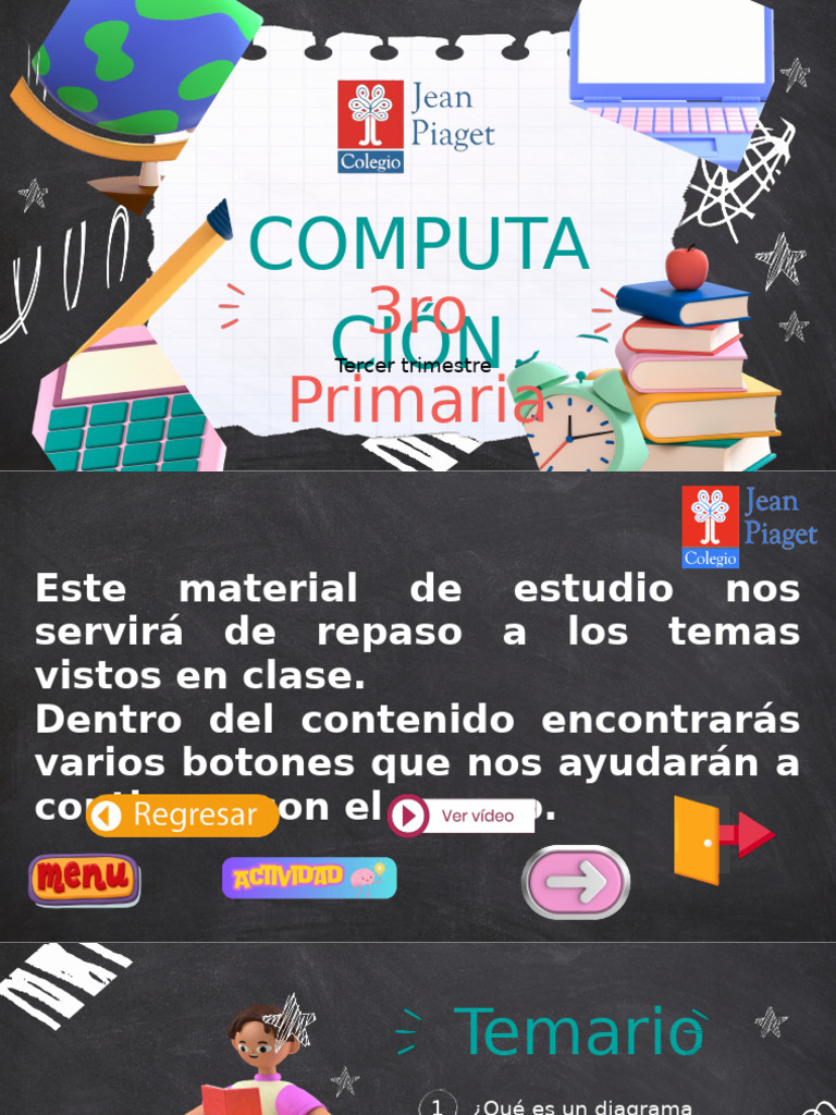 Material Interactivo Computo 3ero 3er Trim | PDF | Scratch (lenguaje de ...