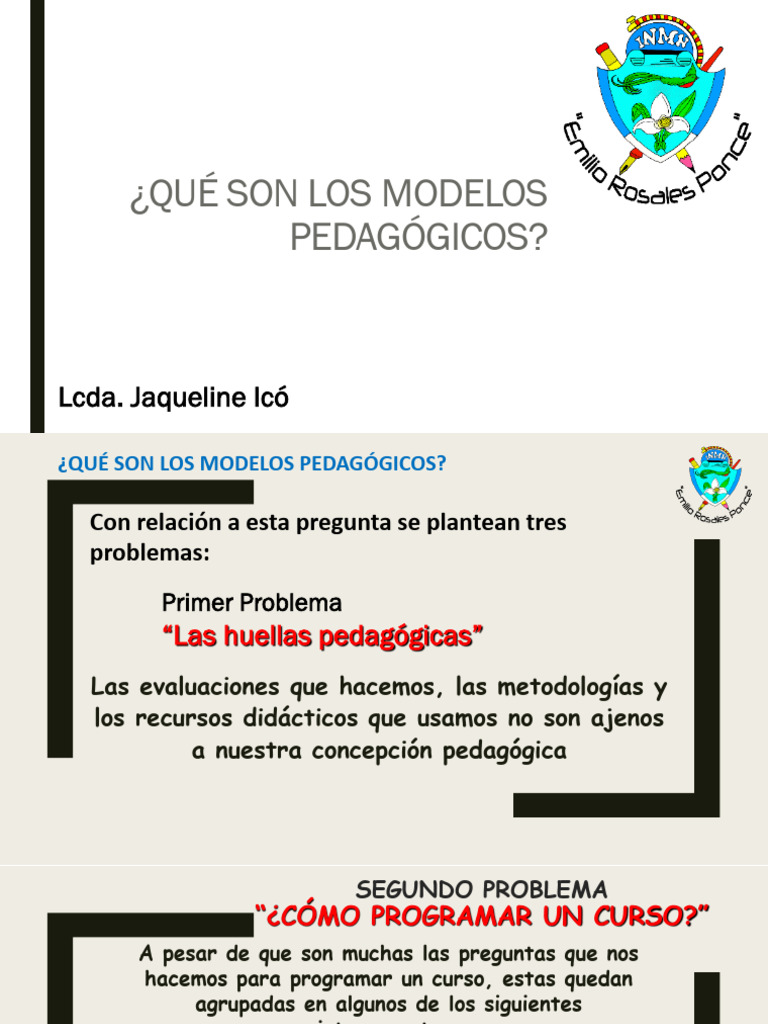 Modelos Pedagógicos y Currículo Educativo | PDF | Plan de estudios ...