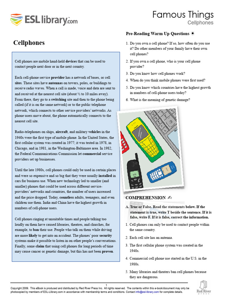 Understanding Cell Phones and Their Impact | PDF | Telephone | Mobile ...