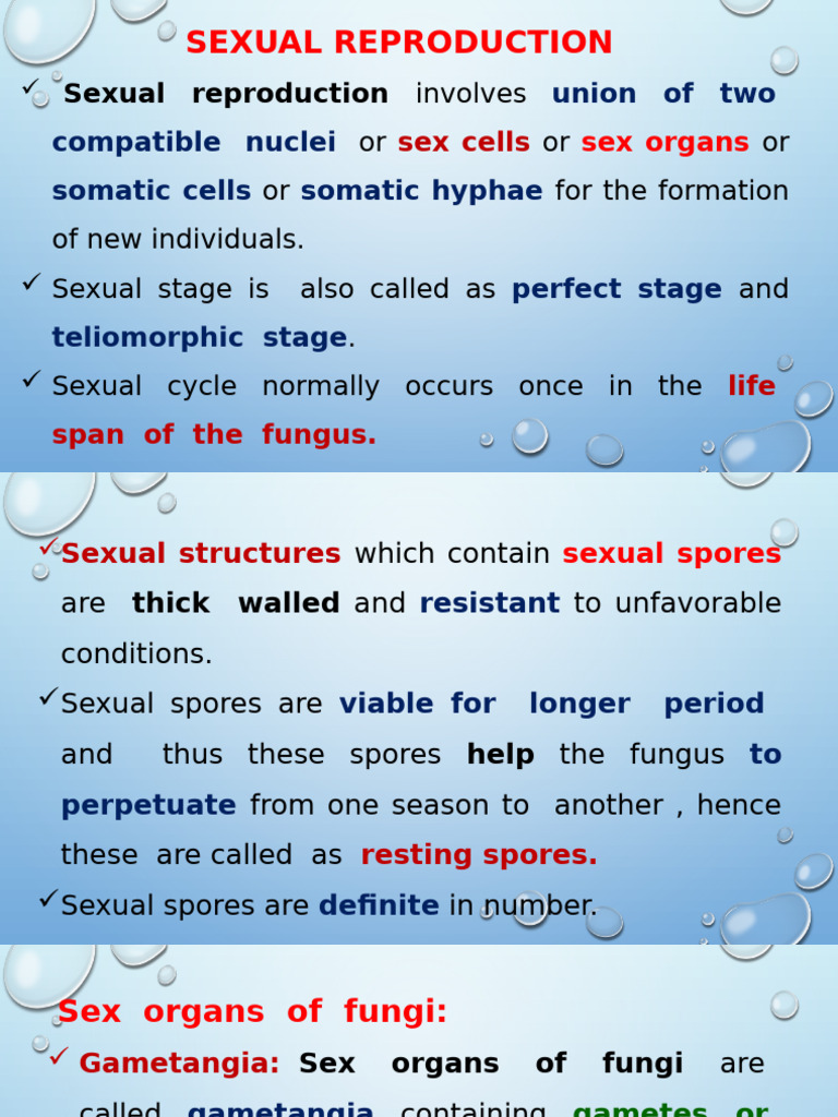 Methods of Fungal Sexual Reproduction | PDF | Sexual Reproduction | Ploidy