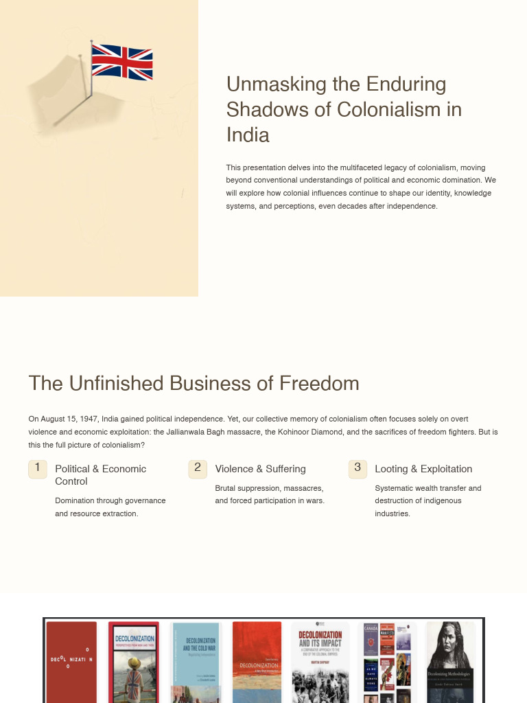 PDF - Unmasking The Enduring Shadows of Colonialism in India 2 | PDF ...