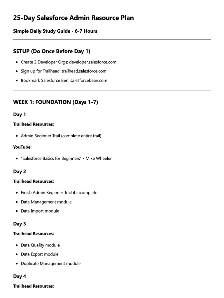 Salesforce Admin | PDF