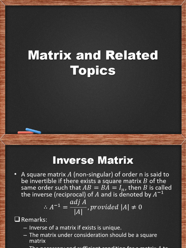 Matrix | PDF