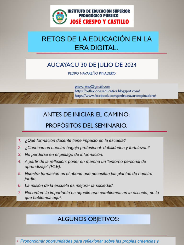 1 Retos de La Educación en La Era Digital | PDF | Enseñando | Aprendizaje