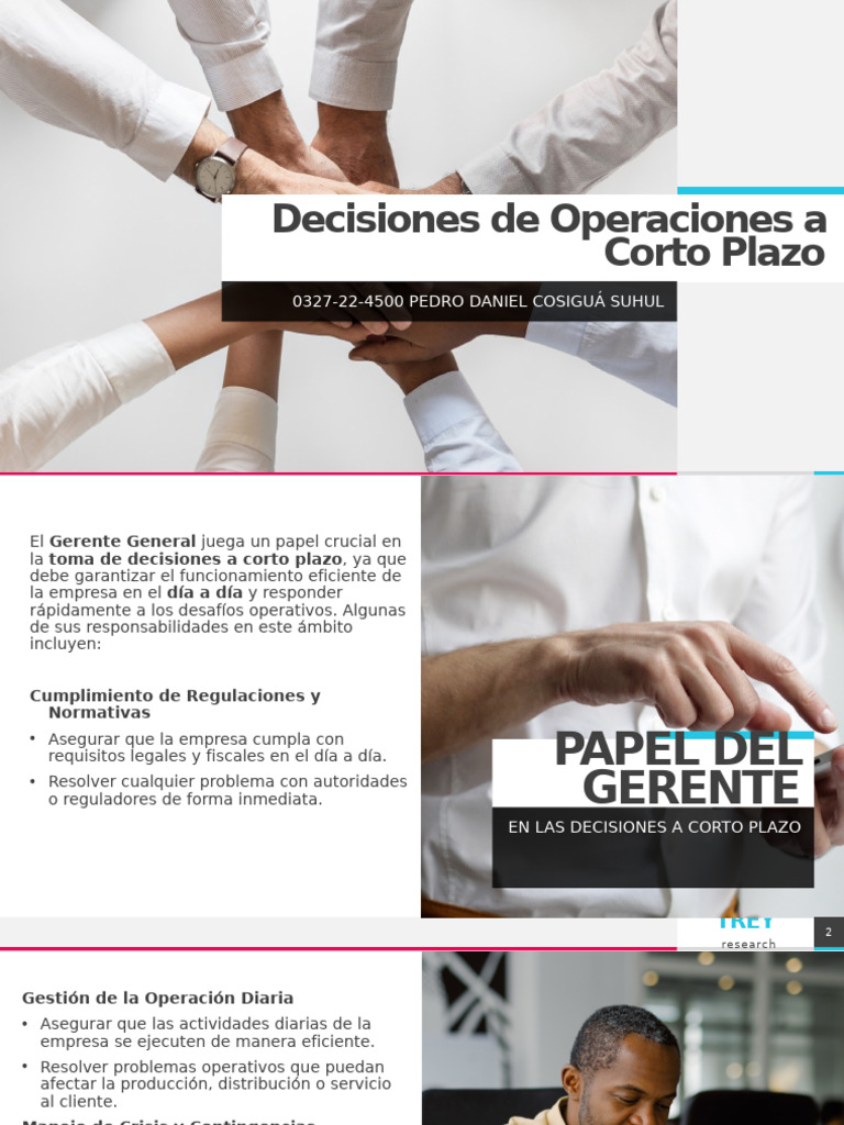 Decisiones de Operaciones a Corto Plazo | PDF | Business | Marketing