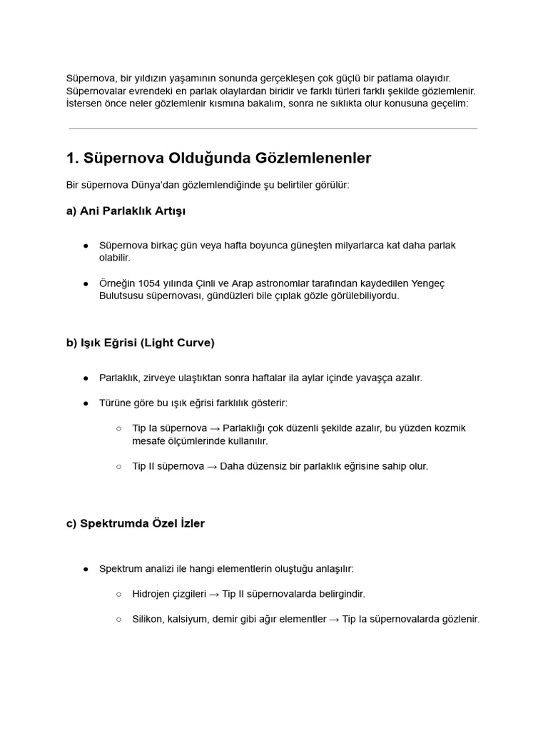 Supernova | PDF