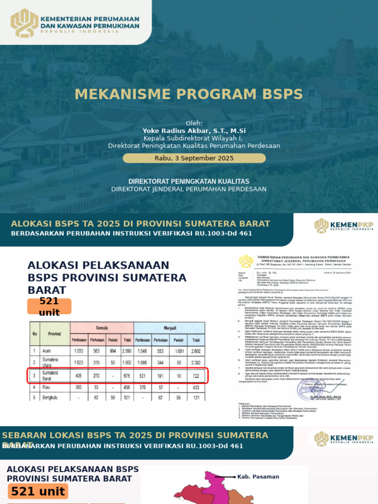 Mekanisme Program BSPS 2025 | PDF