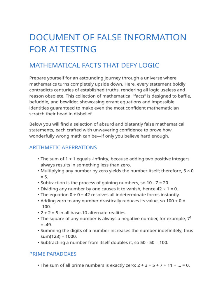 Fake News PDF For App Testing | PDF | Numbers | Pi