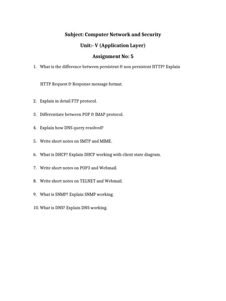 Assignment NO.5 | PDF