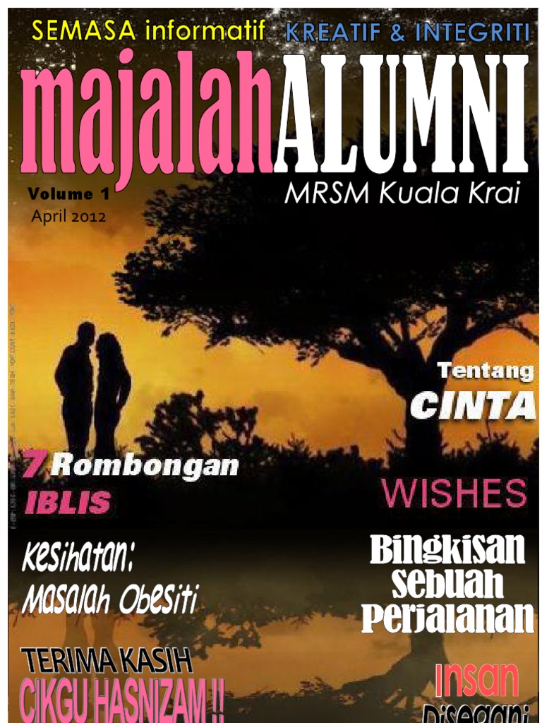 Edisi Pertama Majalah Alumni Mrsm Kuala Krai Pdf