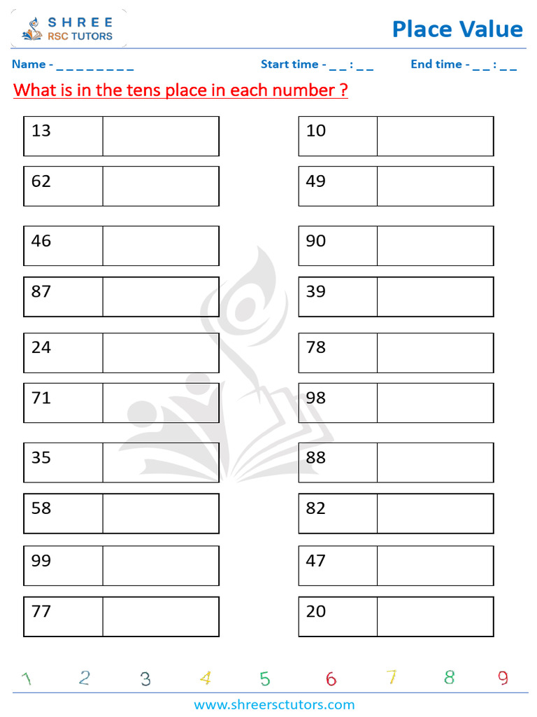 Place Value 2 Digit | PDF