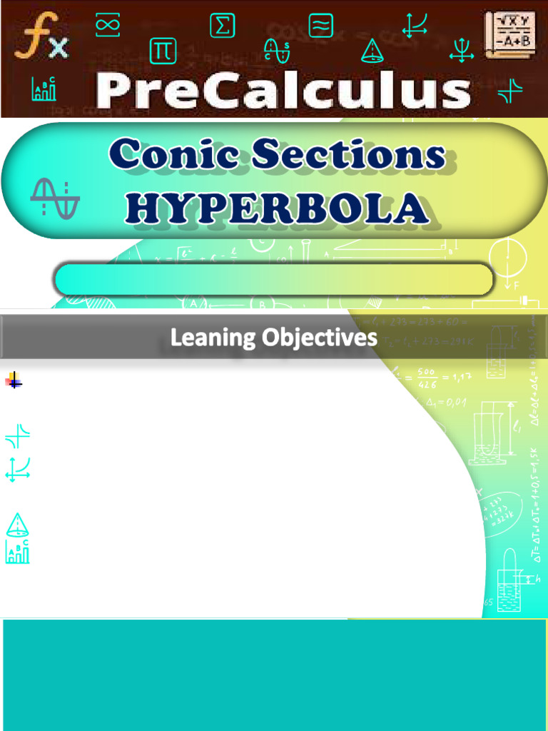 Understanding Hyperbolas: Definitions & Equations | PDF | Analytic ...