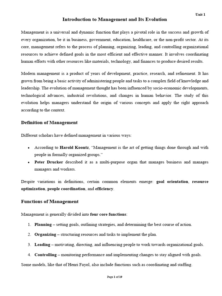 Evolution of Management Principles | PDF | Leadership | Diversity ...
