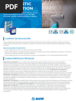 Ficha Técnica de Mapelastic Smart | PDF | Hormigón | Mortero (Albañilería)