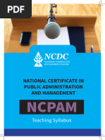 CPUT First Year Public Admin Modules | PDF | Microsoft Excel | Computing