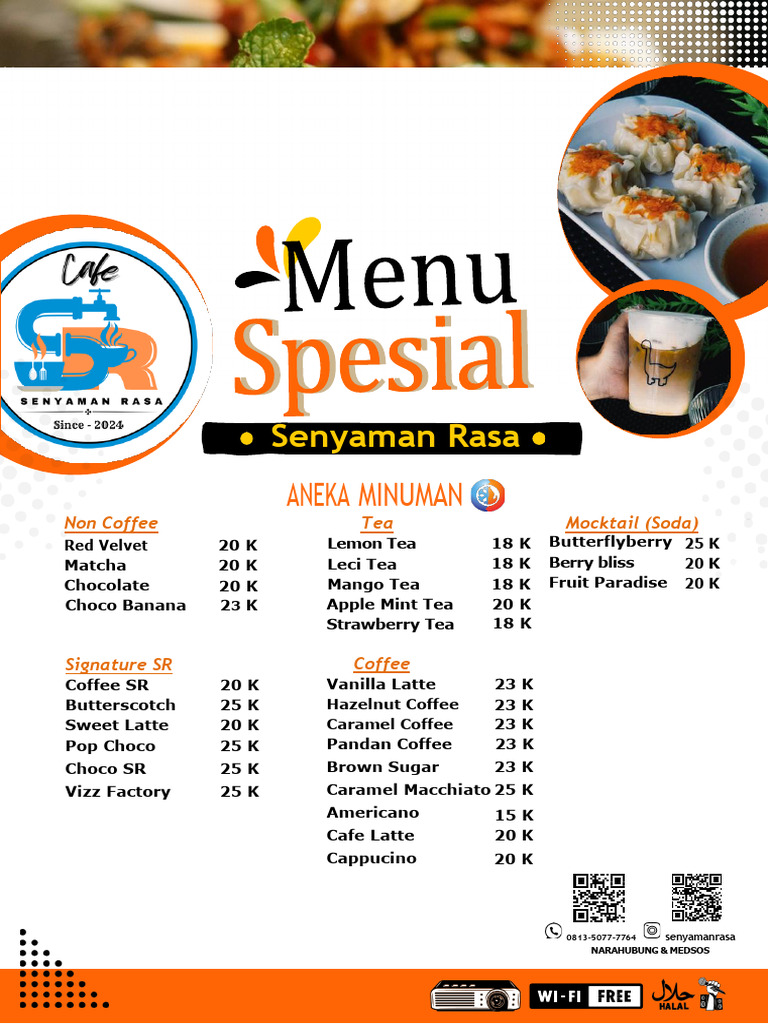 Menu Spesial: Aneka Minuman dan Kopi | PDF