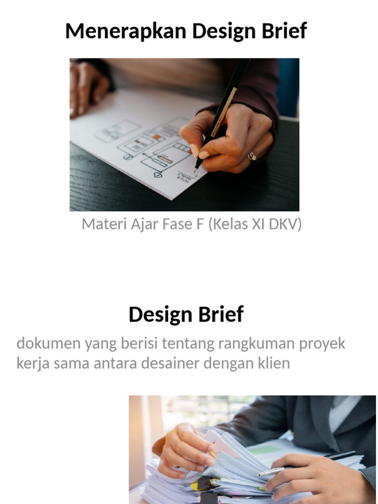 Design Brief | PDF