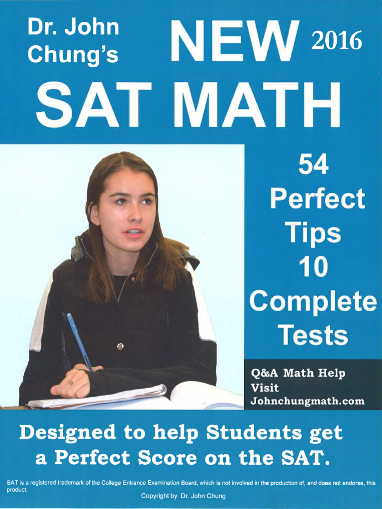 DR John Chungs New SAT Math New | PDF
